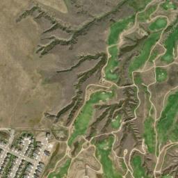 Satellite view of Pelican Lakes Golf Course