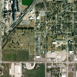 Gibson City map(satellite map)