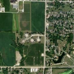 1001-1099 W Grant St Macomb IL High Resolution Satellite Map