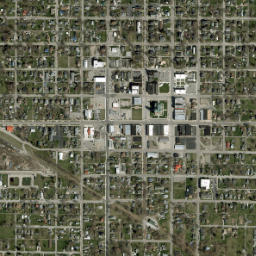 Hartford City map(satellite map)
