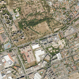 San Blas-Canillejas map(satellite map)