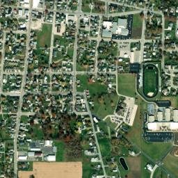 Fort Recovery map(satellite map)
