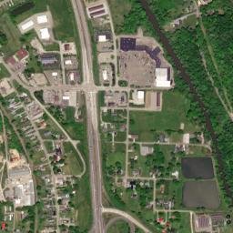 Roanoake Ohio High Resolution Satellite Map