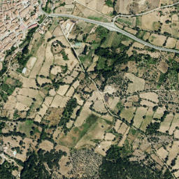 Becedas map(satellite map)