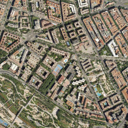 Provincia de Madrid map(satellite map)