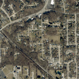 Tippecanoe County map(satellite map)