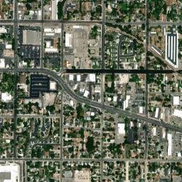 American Fork map(satellite map)