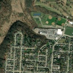 Brady Estates Ohio High Resolution Satellite Map