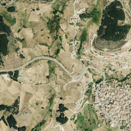 Hoyos del Espino map(satellite map)