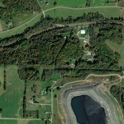 Liggett Crossing Ohio High Resolution Satellite Map