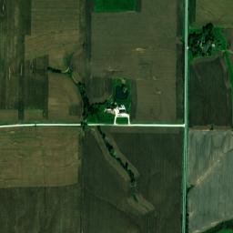 1048 North County Road 1600, Basco, IL High Resolution Satellite Map