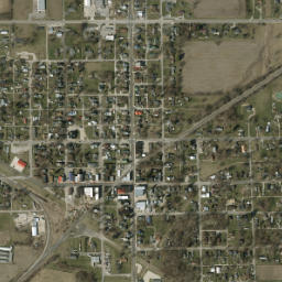 Redkey map(satellite map)