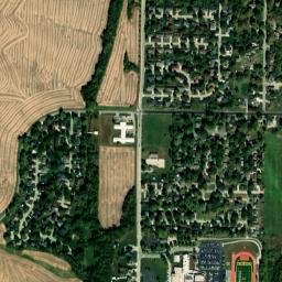 1266 Chick Avenue, Maryville, MO 64468 High Resolution Satellite Map