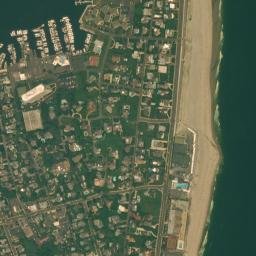 Monmouth Beach map(satellite map)