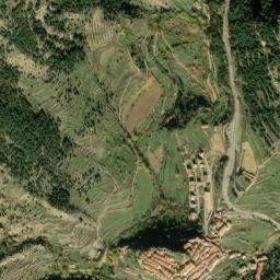 Linares de Mora map(satellite map)