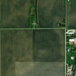 3122 County Rd 1600 E Rantoul IL High Resolution Satellite Map
