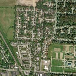 Shelbourne Forest Ohio High Resolution Satellite Map
