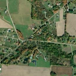 Five Corners Ohio High Resolution Satellite Map