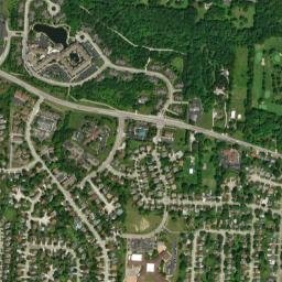 Delaware Meadows Ohio High Resolution Satellite Map