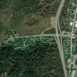 Georges Run Ohio High Resolution Satellite Map