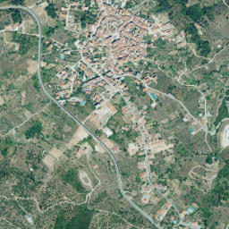 Casar de Palomero map(satellite map)