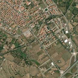 Silanus map(satellite map)