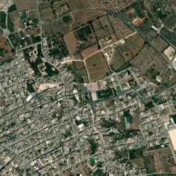 Castri di Lecce map(satellite map)