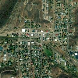 Oak Creek Colorado High Resolution Satellite Map