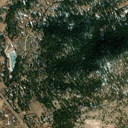 Pinewood Springs Colorado High Resolution Satellite Map