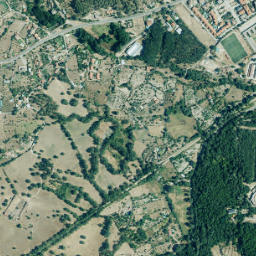 Hervás map(satellite map)