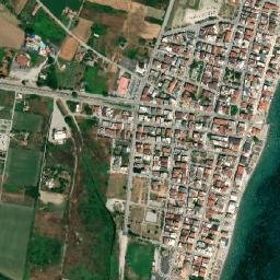 Paralía map(satellite map)
