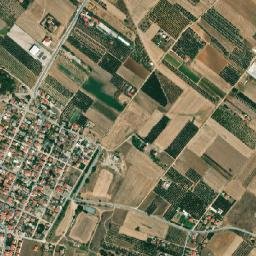 Néa Plágia map(satellite map)