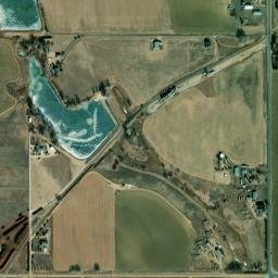 Walker Colorado High Resolution Satellite Map