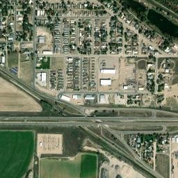 Log Lane Village Colorado High Resolution Satellite Map