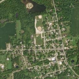 Ostrander Ohio High Resolution Satellite Map
