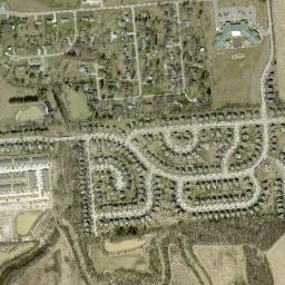 Woodview Park Ohio High Resolution Satellite Map
