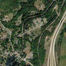 Mon-Fayette Expressway, Finleyville, PA High Resolution Satellite Map