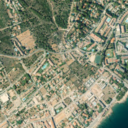Alcocéber map(satellite map)