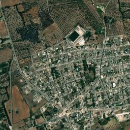 Borgagne map(satellite map)