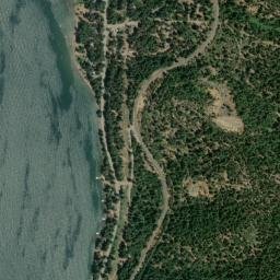 East Shore California High Resolution Satellite Map