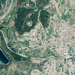 Valverde del Fresno map(satellite map)