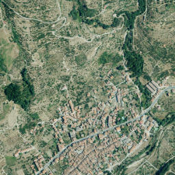 Jerte map(satellite map)