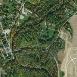 Galena Ohio High Resolution Satellite Map