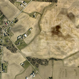 Appleton Ohio High Resolution Satellite Map