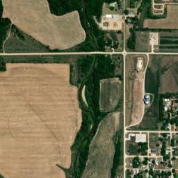 Thayer County map(satellite map)