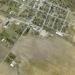 Milford Center Ohio High Resolution Satellite Map