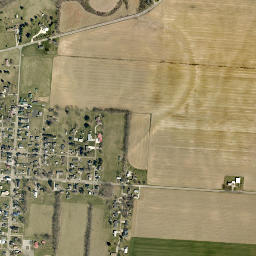 Saint Louisville Ohio High Resolution Satellite Map