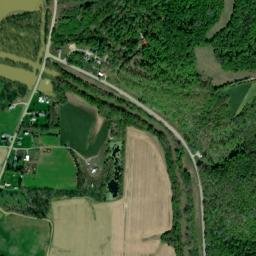 Birds Run Ohio High Resolution Satellite Map