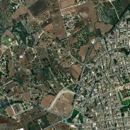 Melpignano map(satellite map)