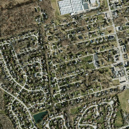 Shawnee Hills Ohio High Resolution Satellite Map